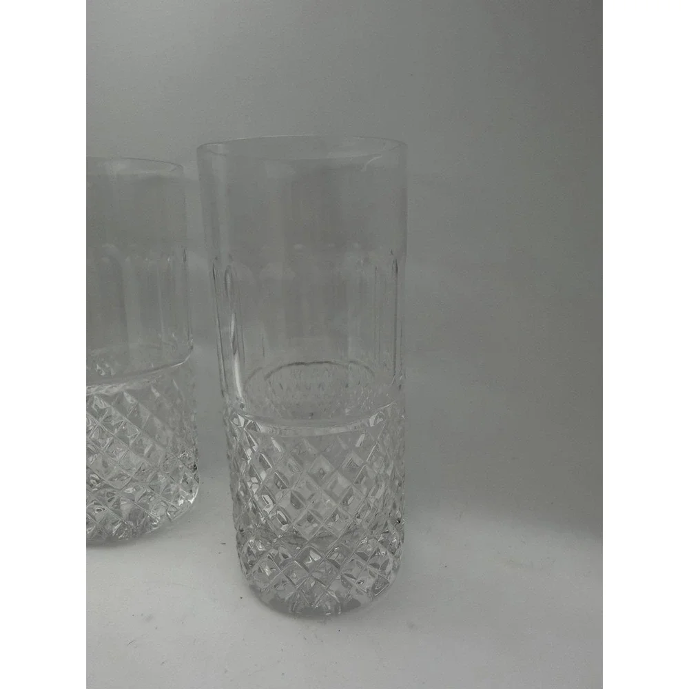 Vintage‎ Mikasa Buckingham Lead Crystal Highball Glasses Set of 2 Hoya 6